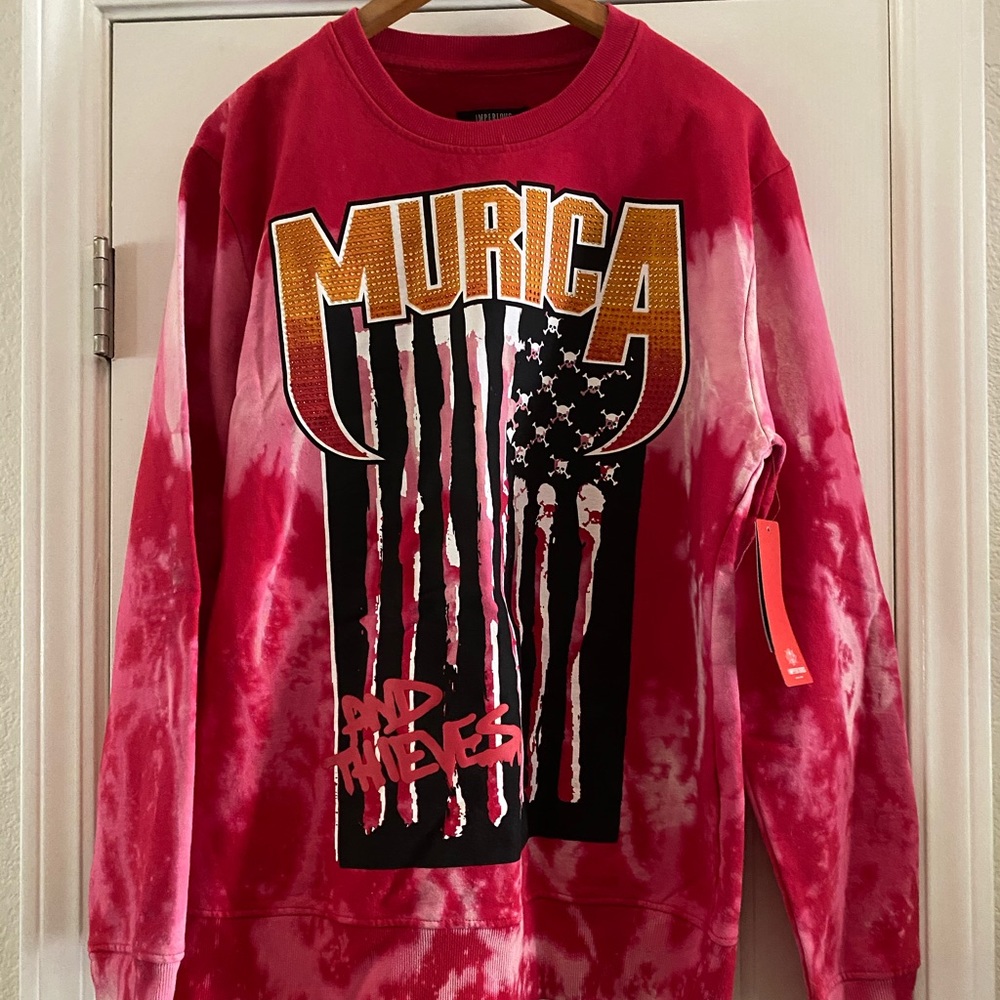 RED THIEVES BAND CREW NECK